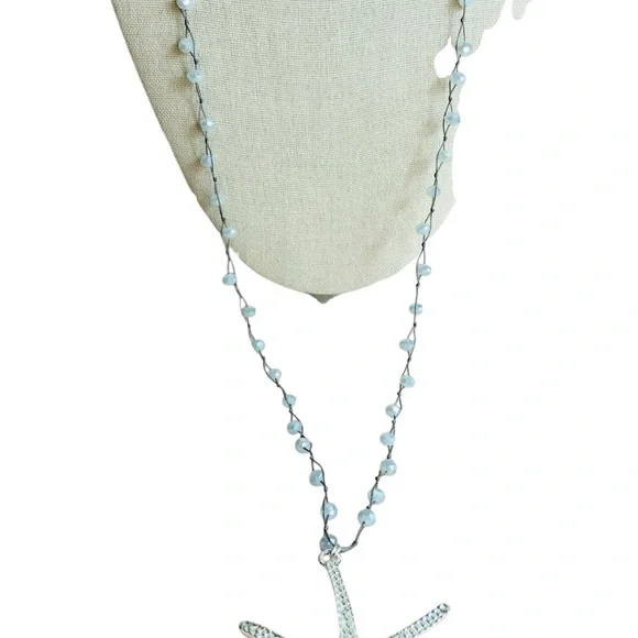 Tommy Bahama Elegant Solve Tone Starfish Pendant Necklace - Picture 3 of 7